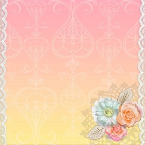 蕾丝花边背景图片